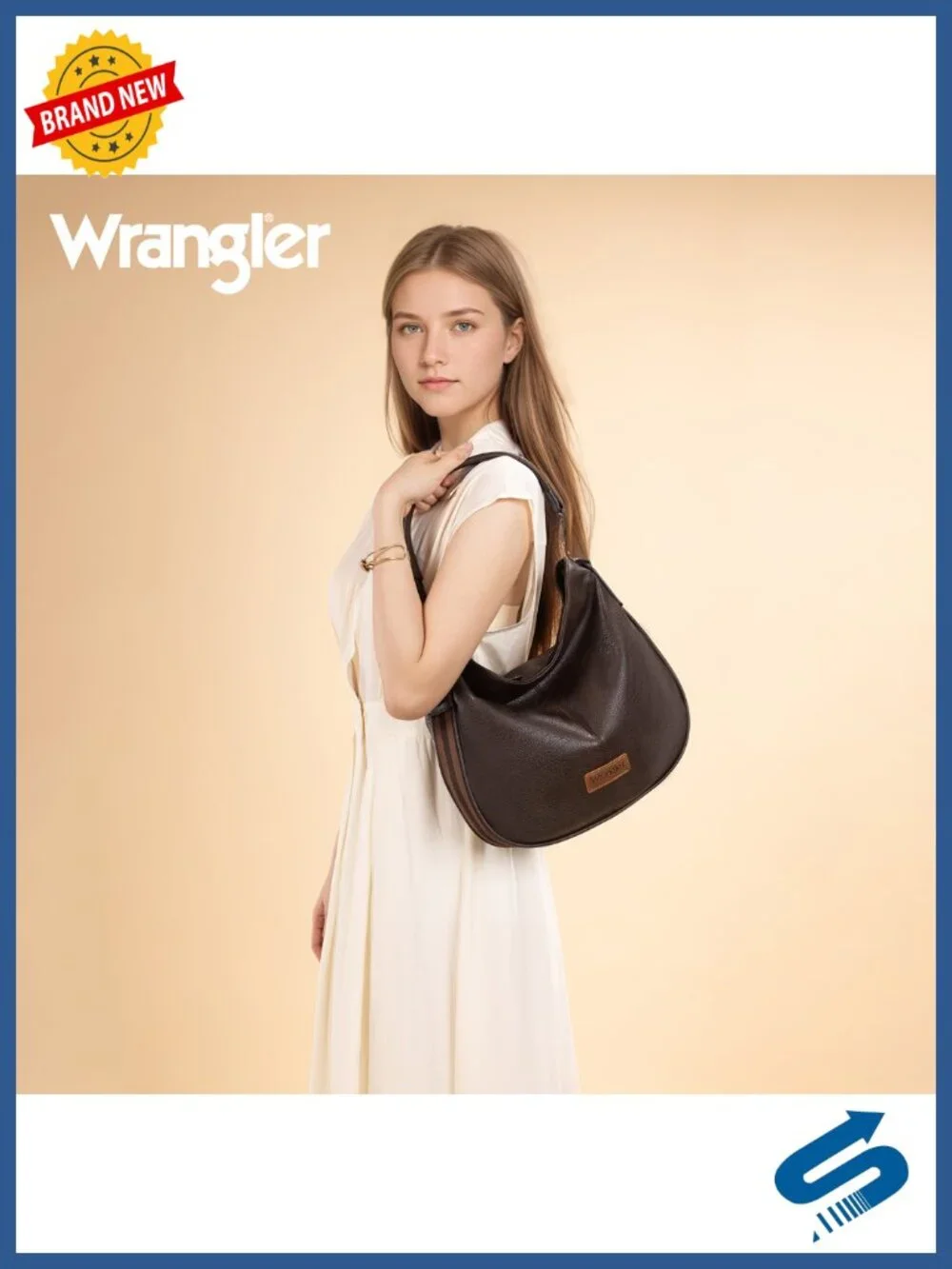 Vegan Leather Hobo Bag Crossbody Shoulder Purse Adjustable Strap